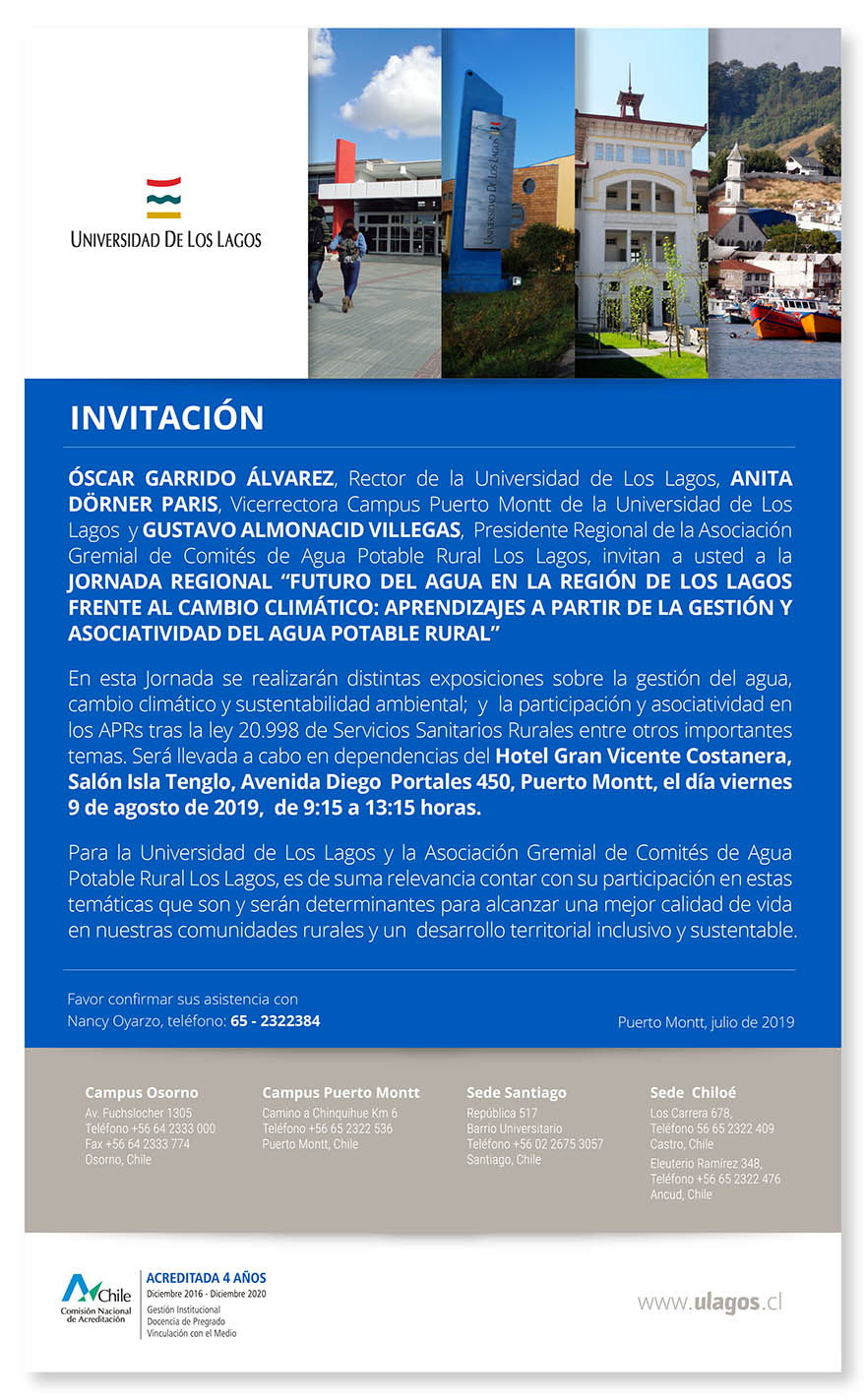 JORNADAS REGIONALES LOS LAGOS DEL FUTURO: