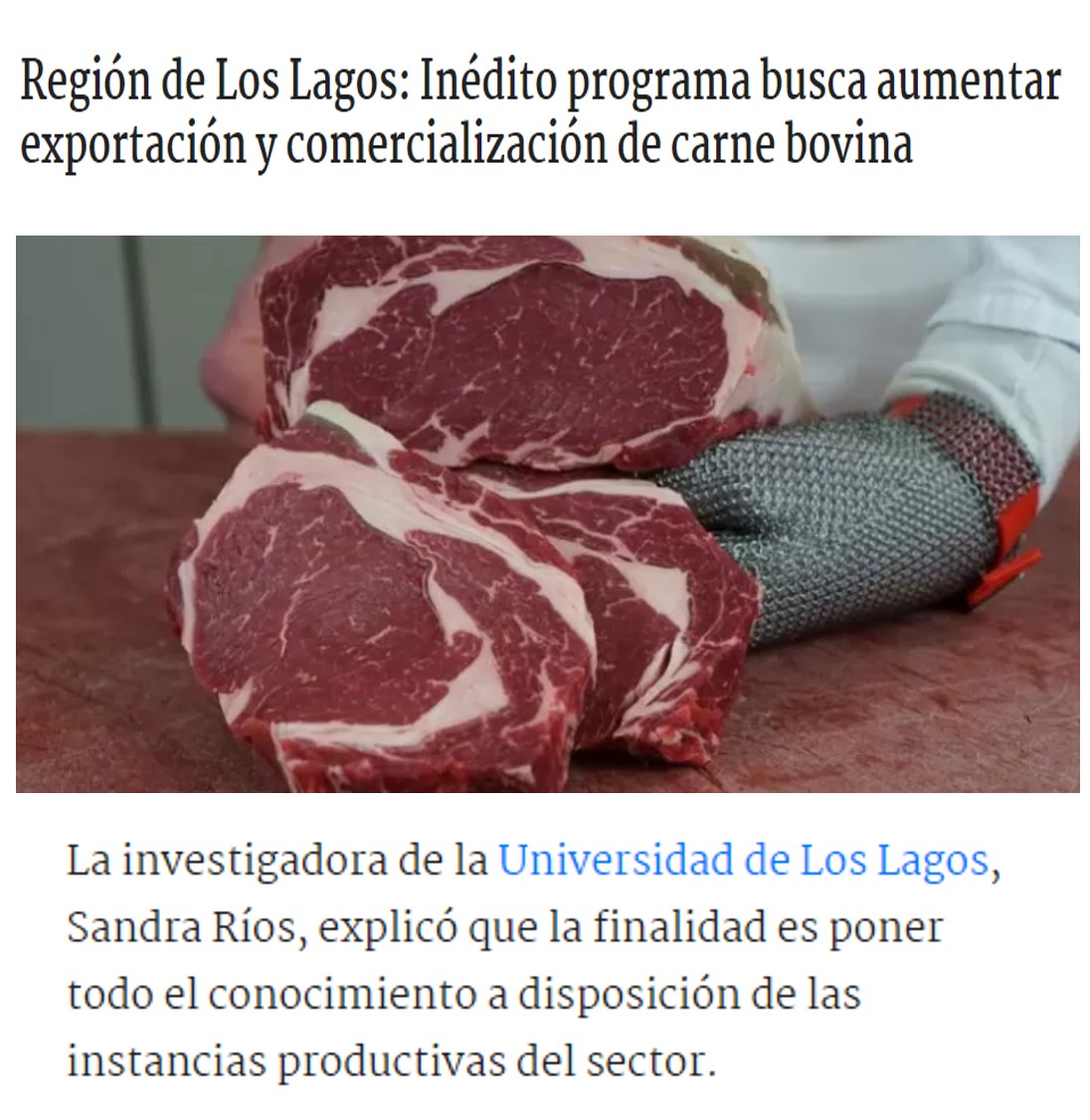 Inicia inédito Programa Territorial Integrado de la Carne Bovina