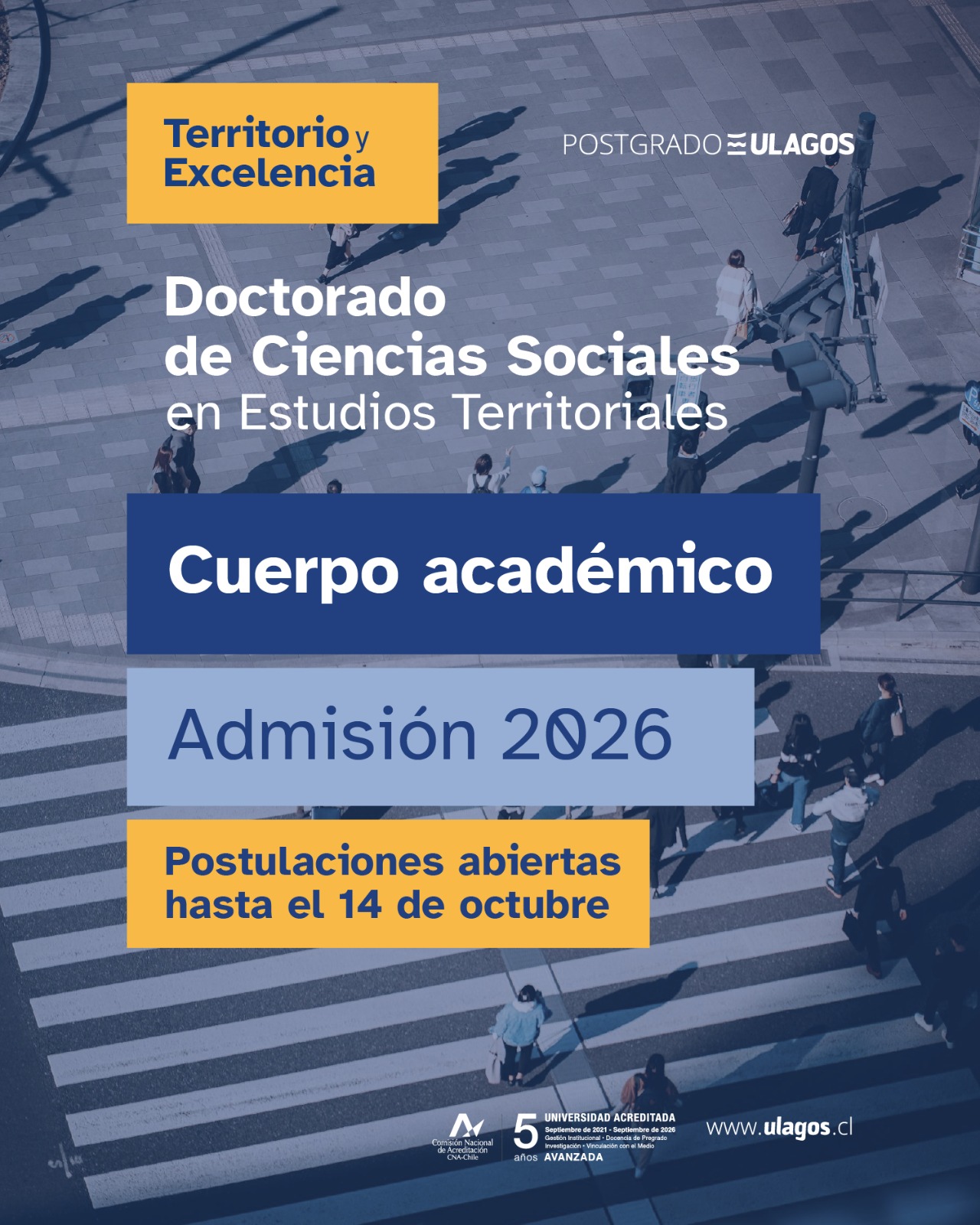 📢 ¡Conoce a nuestro cuerpo académico! 🧑‍🏫👩‍🏫  ¿Estás pensando en postular al Doctorado de Ciencias Sociales en Estudios Territoriales de ULAGOS?