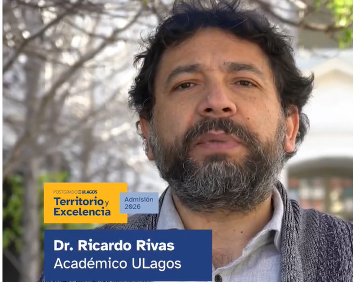 El Dr. Ricardo Rivas nos presenta los focos de investigación del programa: sociedad, territorio, economía y medioambiente.