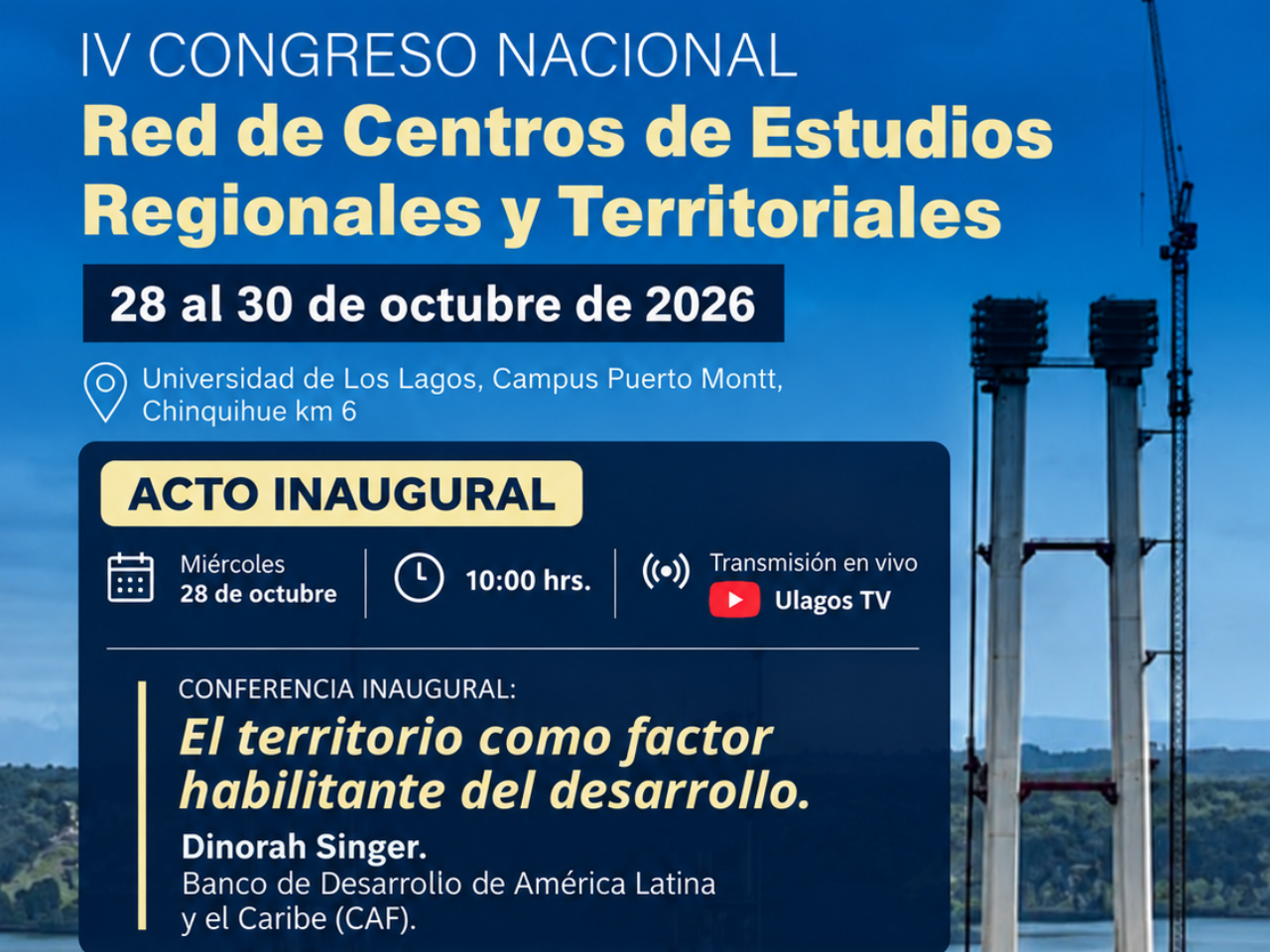 Universidad de Los Lagos será sede del IV Congreso Nacional RedCERT en Puerto Montt